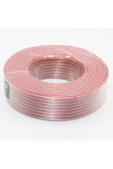 2li 100 Mt 0,75 Mm 100 Metre Hoparlör Elektrik Kablosu 2 x 0,75 Mm