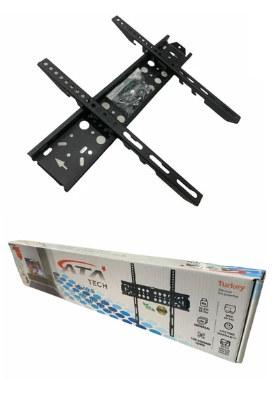 Elektronik 40'' Inch Inç 102 Ekran Led Lcd Tv Askı Aparatı Kilitli Su Terazili