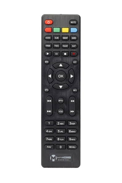 Magbox Orbit Margınal Brawoo Hd Uydu Slim Kumanda  Vod Tuşlu