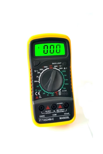 Tt-Technıc Mas 830L Dijital Multimetre Ölçü Aleti - 2