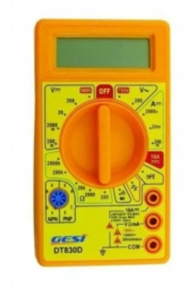 Dijital Multimetre Ölçü Aleti Dt 830d - Multimetre - 4 Ay - 2