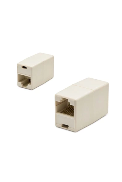 Rj45 Ara Dişi Dişi 10 Adet Modem Cat6 Kablosu Uzatma Aparatı ürün görseli 1