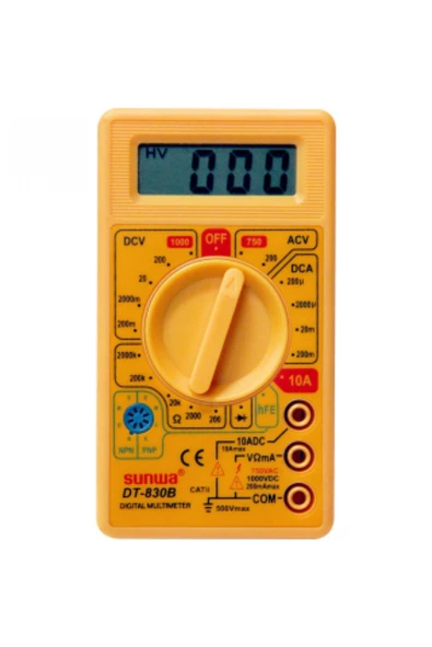 Avometre Dijital Ölçü Aleti Multimetre - 2