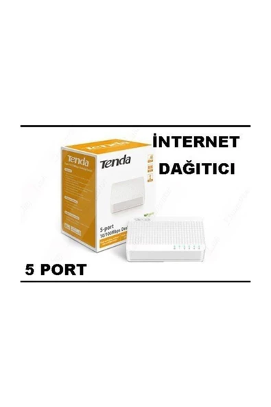 5 Port 10 / 100 Mbit Internet Hub Çoğaltıcı Ethernet Switch