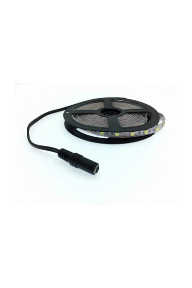 3 Çipli Beyaz Şerit Led 5 Mt + 12v Adaptör Tak Çalıştır - 2