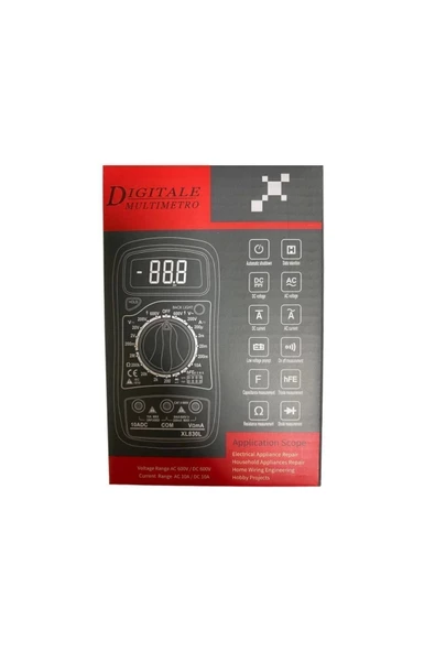 Dijital Multimetre Ölçü Aleti Mas 830l Veya Hıye-850 Öğrenci - Multimetre - 4 Ay - 5
