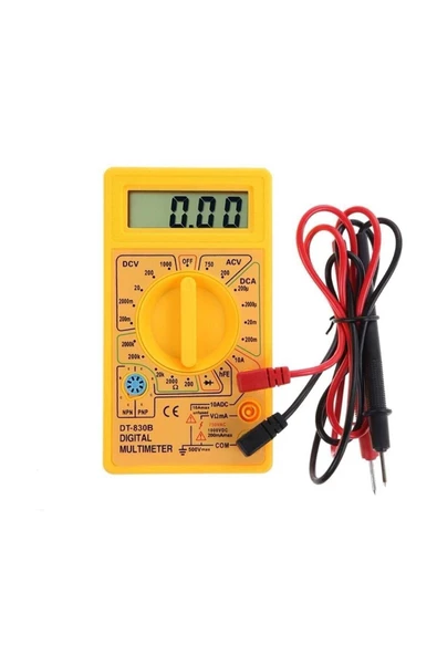 Digital Ölçü Aleti Multimeter Buzzer'li Avometre