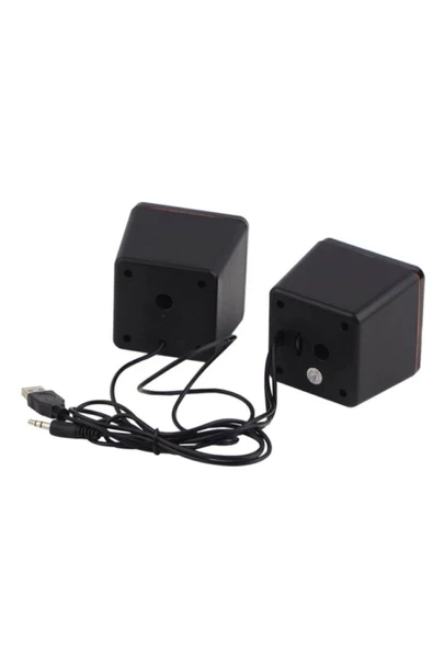 Kablolu Aux Usb Mini Multimedia Hoparlör 1+1 - 2