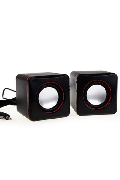 Kablolu Aux Usb Mini Multimedia Hoparlör 1+1 - 3