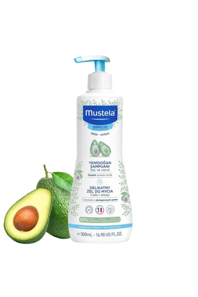 MUSTELA Gentle Cleansing Gel Yenidoğan Şampuanı 500 ml