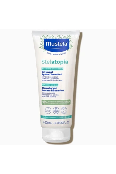 MUSTELA Stelatopia Çok Kuru Ciltler Için Şampuan 200 Ml Yeni Seri