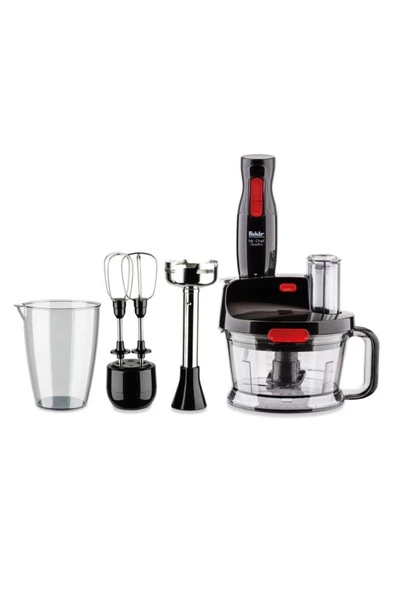 Fakir Mr.Chef Quadro Siyah 1000 W Blender Seti