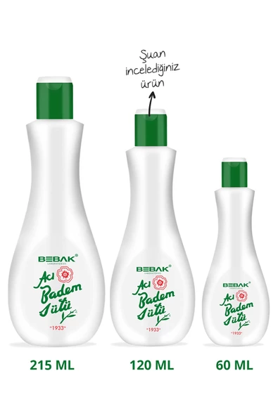 Bebak Acı Badem Sütü 120 gr - 3