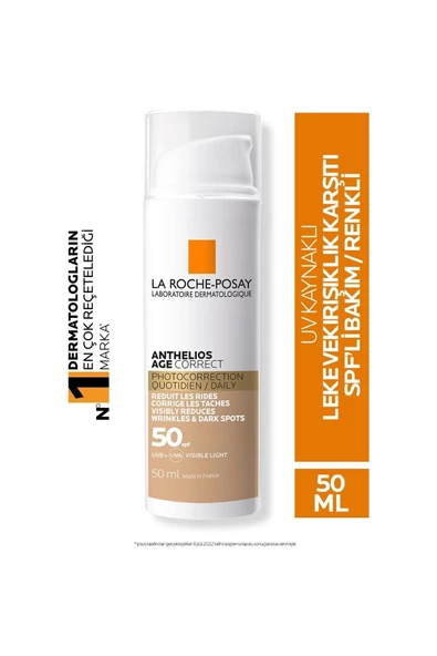 SOMMEOW La Roche Posay Anthelios Age Correct Spf50 Renkli Güneş Kremi 50 ml