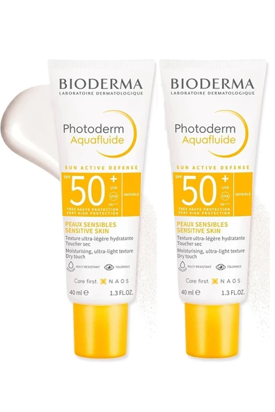 BİODERMA Photoderm Aquafluide Invisible Spf50 40 ml 2 Adet