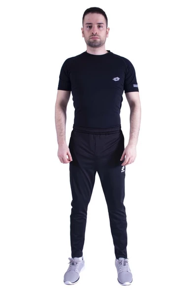 Lotto Erkek Siyah Eşofman Altı  YENİ SEZON Pl-R8989 - Resim 3