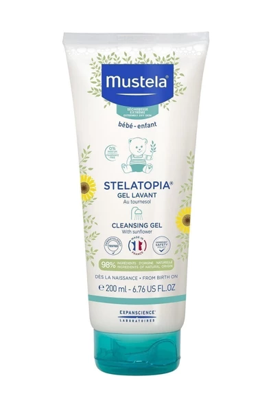 MUSTELA Stelatopia Çok Kuru Ciltler Için Şampuan 200 ml