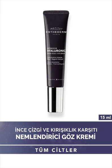 INSTİTUT ESTHEDERM Intensive Hyaluronic Eye Serum İnce Çizgi ve Kırışıklık Karşıtı Dolgunlaştırıcı Göz Kremi 15ML