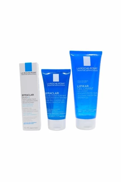 LA ROCHE POSAY Effaclar Tanışma Kiti Alana Lipikar Gel Lavant 100 Ml Hediye