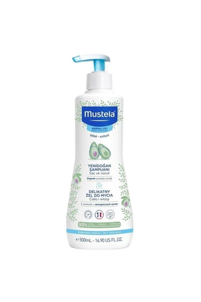 MUSTELA Nessiworld Mustela Dermo Cleansing Yenidoğan Saç Ve Vücut Şampuanı 500ml