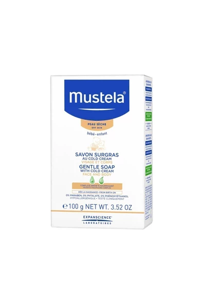 MUSTELA Gentle Soap With Cold Cream Nutri- Protective Bebe Sabun 100 gr