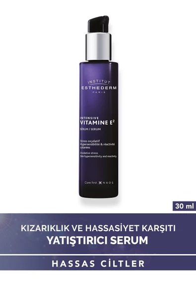 INSTİTUT ESTHEDERM Intensive Vitamine E2 Serum Hassas Ciltler için Kızarıklık Karşıtı Koruyucu Serum 30ML