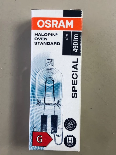 3 ADET OSRAM G9 40W 490 LÜMEN FIRIN LAMBASI