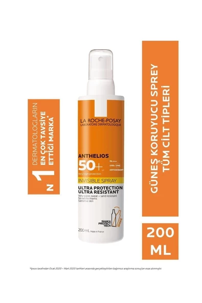 LA ROCHE POSAY Anthelios Invisible Spray Spf 50+ 2