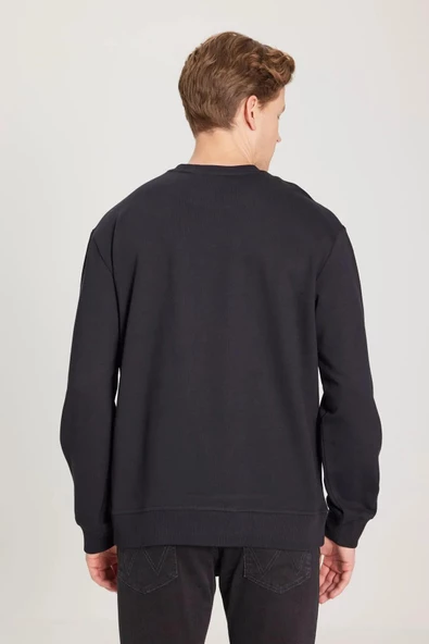 Wrangler Regular Fit Normal Kesim %100 Pamuk Sıfır Yaka Sweatshirt - 6