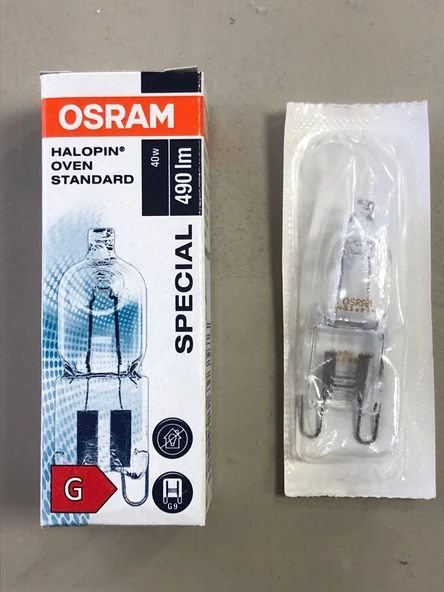 2 ADET OSRAM G9 40 490 LÜMEN FIRIN LAMBASI - 4
