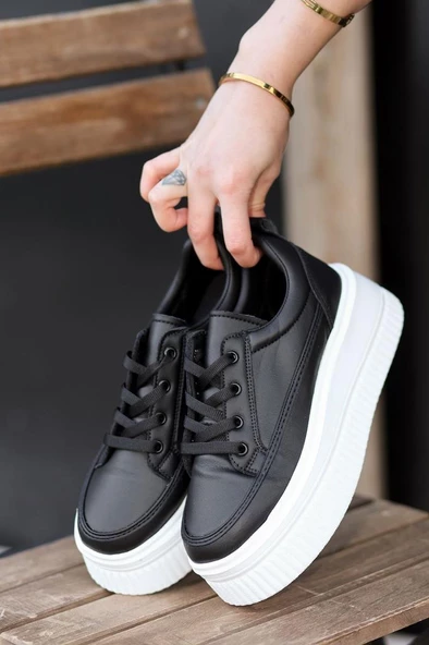 Papuçcity Dvmd 02990 Yüksek Taban Kadın Günlük Spor Ayakkabı - Resim 8