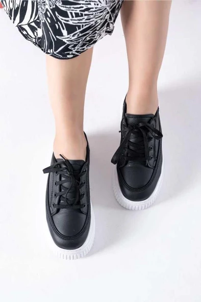 Papuçcity Dvmd 02990 Yüksek Taban Kadın Günlük Spor Ayakkabı - Resim 7