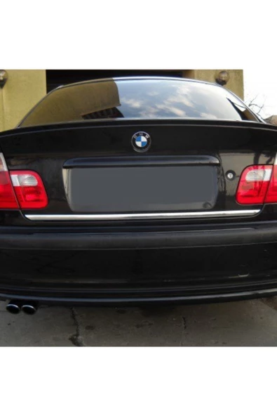 KromGaraj Bmw E46 3 Serisi Krom Bagaj Alt Çıtası 1998-2005 Çelik Bayrak - 3