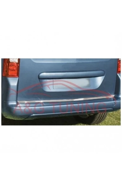 KromGaraj Citroen Berlingo Krom Bagaj Alt Çıta 2008 Üzeri Çelik Kalp - Resim 3