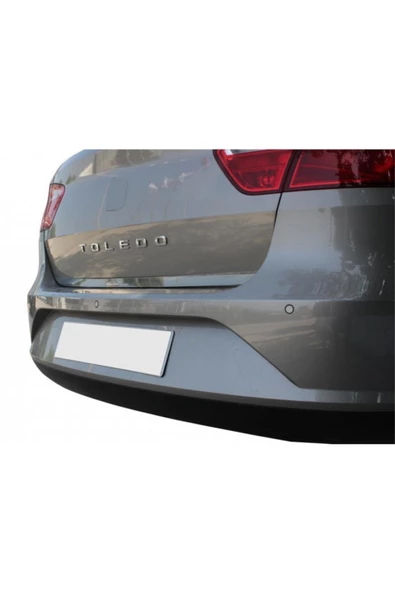 KromGaraj Seat Toledo Sedan Krom Bagaj Alt Çıtası 2013 Üzeri Şerit - Resim 3