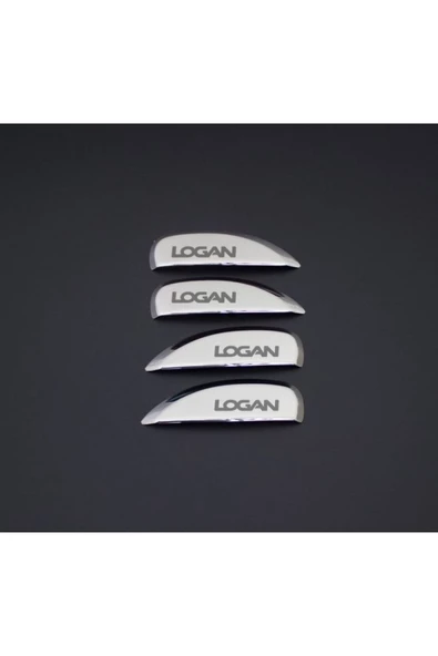 KromGaraj Dacia Logan Mcv Krom Kapı Kolu Yazılı 2013 Üzeri 4 Kapı Paslanmaz Çelik Yazılı ürün görseli 1