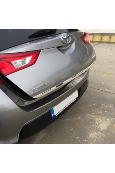 KromGaraj Toyota Auris 2 Krom Bagaj Alt Çıta 2012+ Üzeri Paslanmaz Çelik - 3