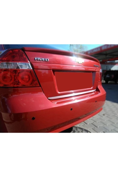 KromGaraj Chevrolet Aveo Sedan Krom Bagaj Alt Çıtası 2006-2011 Ataturk - 3