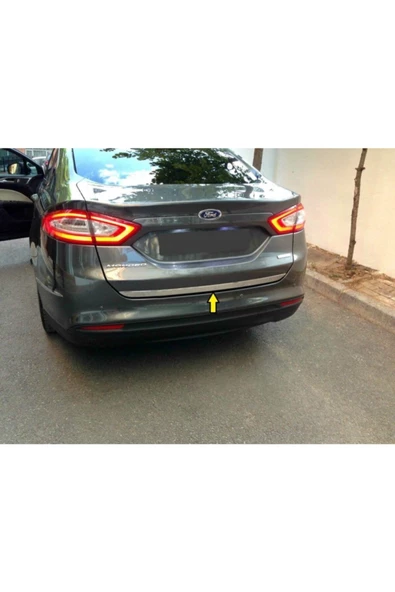 KromGaraj Ford Mondeo Krom Bagaj Alt Çıtası 2016 Üzeri Bayrak - Resim 3