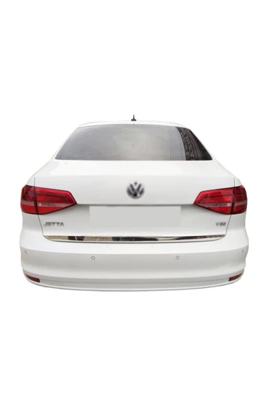 KromGaraj Volkswagen Jetta Krom Bagaj Alt Çıta 2014 Ve Üzeri Çelik Şerit - Resim 3