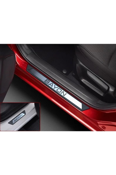 KromGaraj Hyundai BAYON Kapı Eşik Koruması 4 Parça - 2