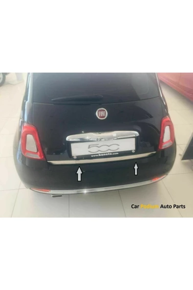 KromGaraj Fiat 500c Bagaj Alt Çıta Serıt Paslanmaz Çelik - Resim 2