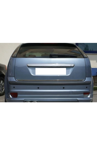KromGaraj Ford Focus 2 Hatchback Krom Bagaj Alt Çıta 2005-2011 Çelik Fener - Resim 3