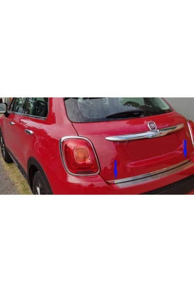KromGaraj Fiat 500x Krom Bagaj Alt Çıtası Çelik 2014 Üzeri Şerit - Resim 3