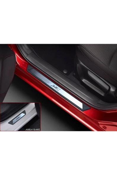 KromGaraj Ford Fusion Krom Kapı Eşik Koruması Limited Edition 2002-2011 4 Parça - 2