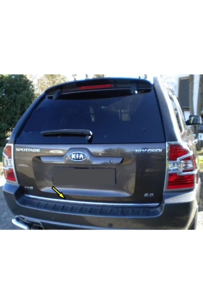 KromGaraj Kia Sportage Krom Bagaj Alt Çıtası Çelik 2005-2010 Arası Şerit - Resim 3
