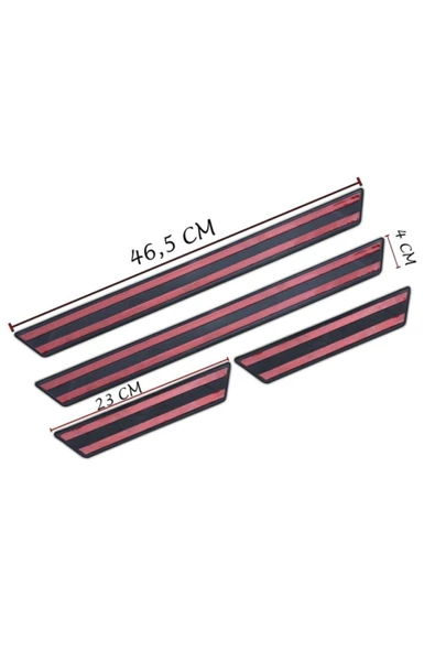 KromGaraj Citroen C3 2 Krom Kapı Eşik Koruması Limited Line 2009-2016 4 Parça - 4