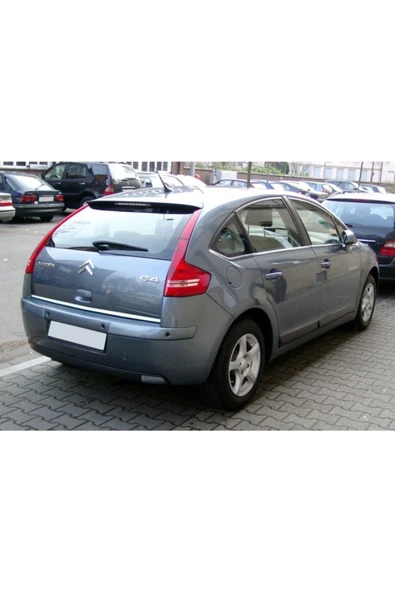KromGaraj Citroen C4 Hb Formlu Krom Bagaj Alt Çıtası 2004-2010 P. Çelik
