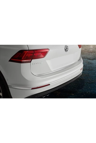 KromGaraj Volkswagen Tiguan Formlu Krom Bagaj Alt Çıta 2016- Üzeri Paslanm