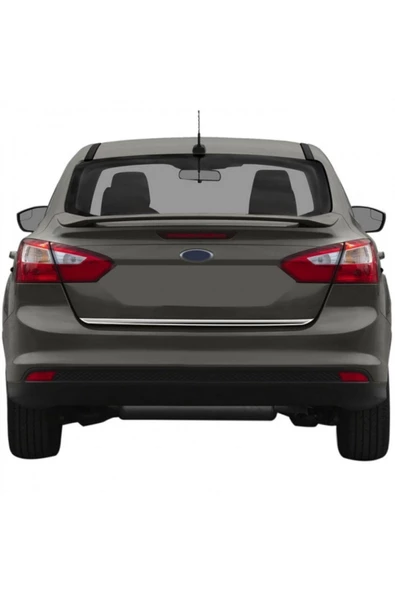 KromGaraj Ford Focus 3 Sedan Formlu Krom Bagaj Alt Çıta 2011-2017 Arası Pas ürün görseli 1